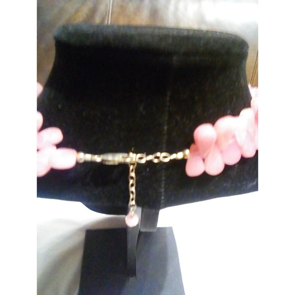 Beautiful Rose Quartz Gemstone Necklace (Stone of LOVE) with Sterling Silver - Picture 2 of 6